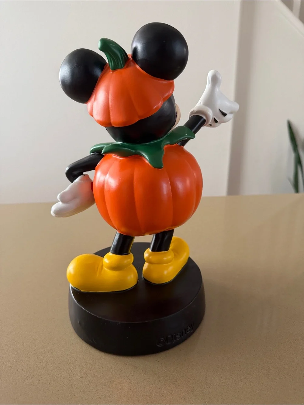 Disney Halloween Mickey Pumpkin Figurine - Orange